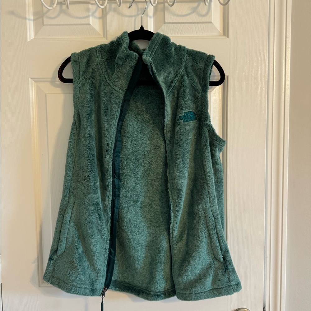 Northface furry fleece vest